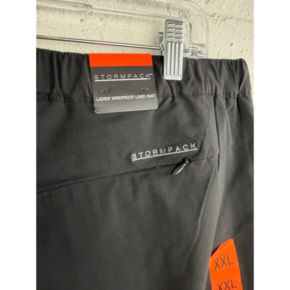 Stormpack Windproof Lined Pants XXL Black Outdoor Hiking Thermal NWT Women - Picture 6 of 12